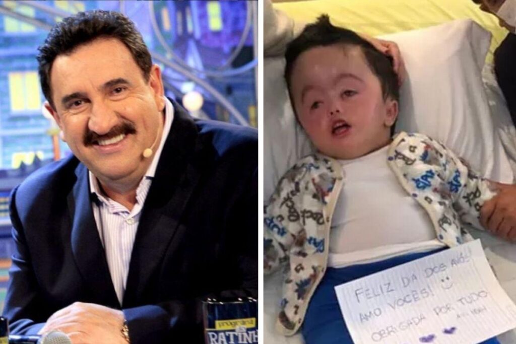 Noah é o neto mais novo de Ratinho