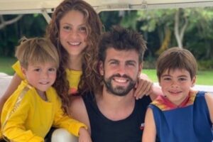 Shakira e os filhos, Milan e Sasha