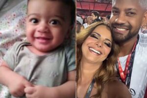 Viviane Araujo e Guilherme Militão são os pais de Joaquim