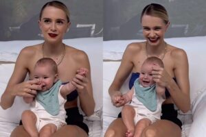 Isabella Scherer mostra barriga após 7 meses do nascimento dos filhos gêmeos