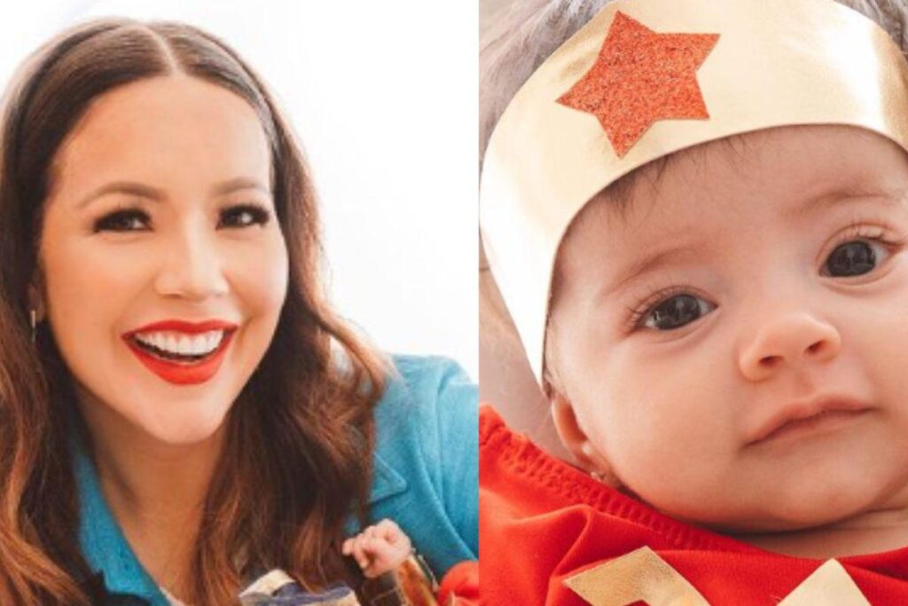 Renata Dominguez mostra mesversário da filha