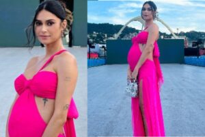 Thaila Ayala leva filho para o circo pela primeira vez
