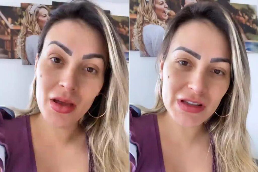 Andressa Urach posta foto com filho depois de ficar alguns dias longe