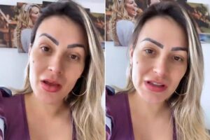 Andressa Urach posta foto com filho depois de ficar alguns dias longe