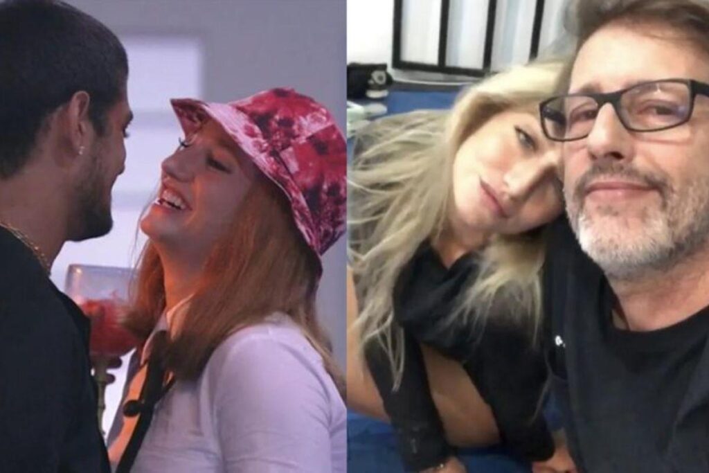 Bruna Griphao e pai