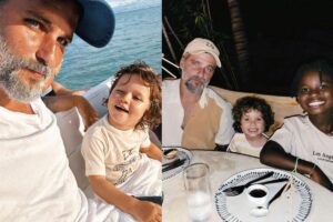 Bruno Gagliasso mostrou um momento da família na viagem