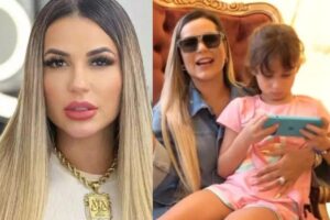 Deolane Bezerra é criticada após mostrar procedimento estético na filha de 6 anos