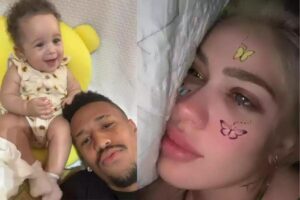 Éder Militão comemora com festa luxuosa os 9 meses da filha sem ex-esposa, mãe de Cecília