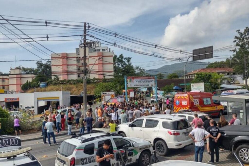 Quatro crianças foram mortas em ataque à creche em Blumenau