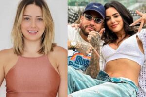 Ex de Neymar, Carol Dantas, comemora a chegada do primeiro filho de Bruna Biancardi com o jogador