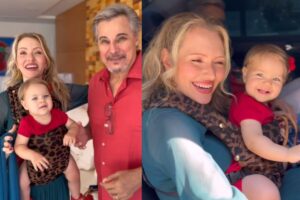 Karin Roepke com a família