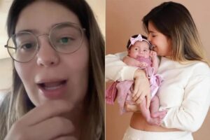 Viih ao lado de Eliezer e da filha