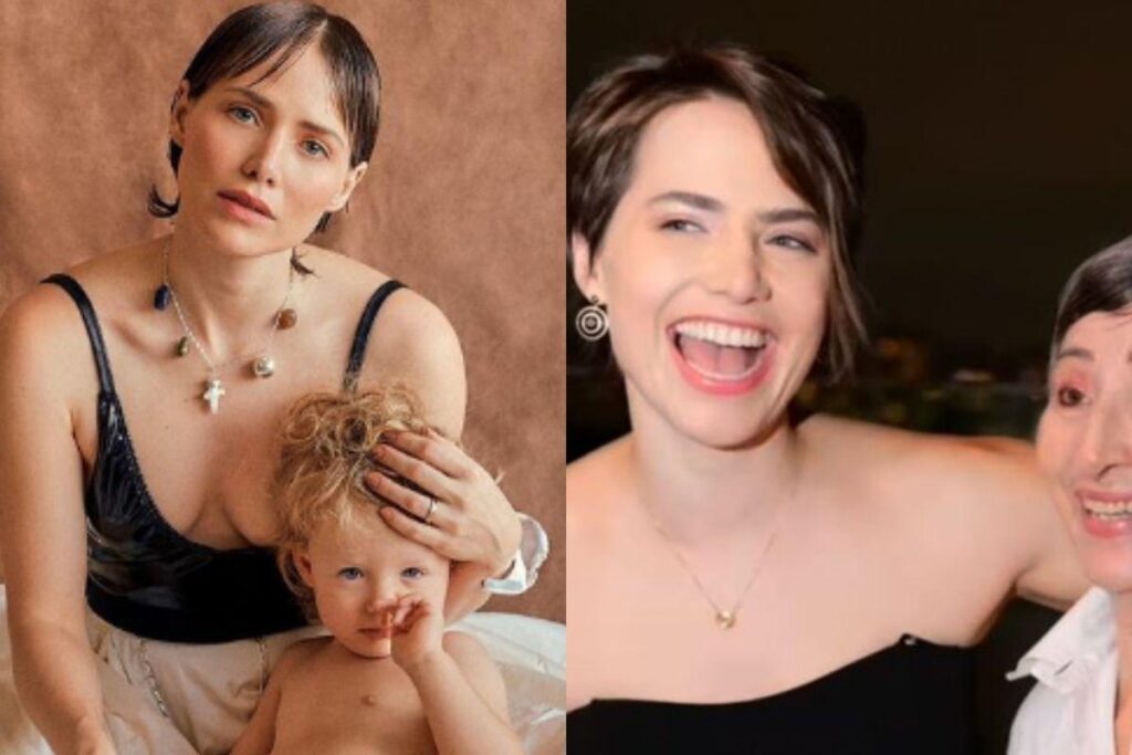 Leticia Colin posta vídeo com a mãe