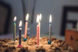 Ele não aproveitou o aniversário