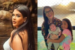 Luanne homenageou a filha