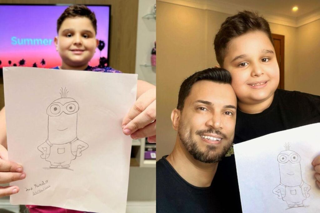 O tio Fabrício postou no Twitter e no Instagram que o apoio nas redes sociais foi rápido