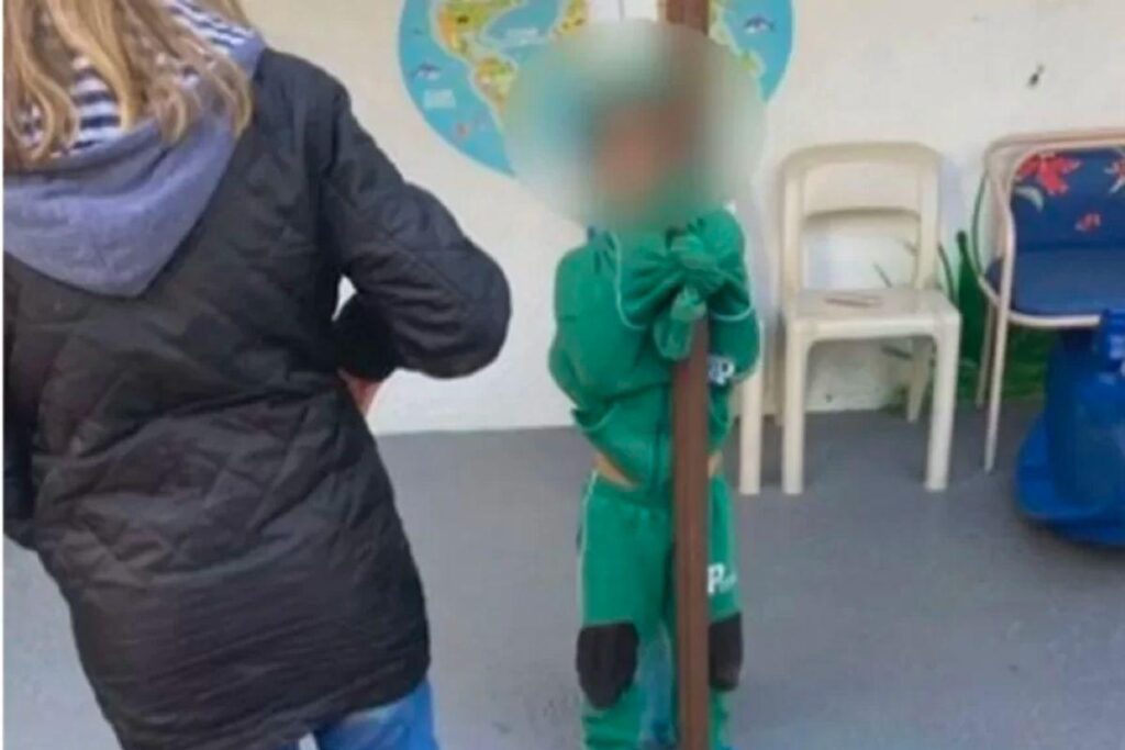 Gravação mostra mulher gritando com menina de 1 ano em escola de SP