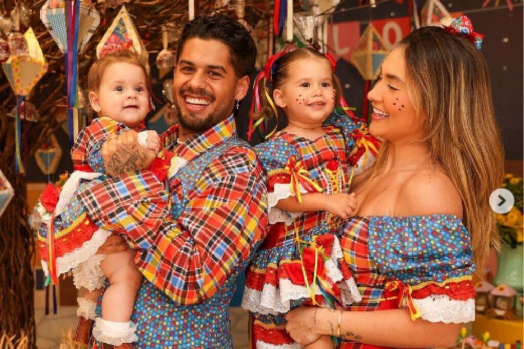 A festa contou com uma decoração luxuosa