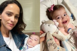 Filha de Juliano e Letícia Cazarré nasceu com uma condição no coração