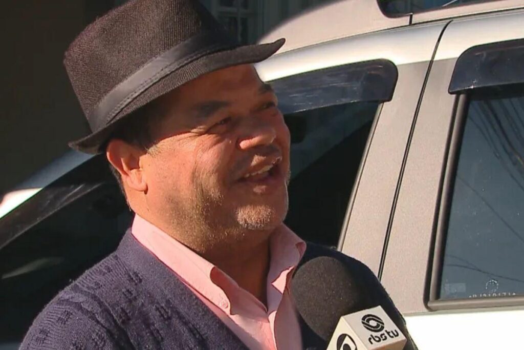Jandir é motorista de aplicativo a três anos