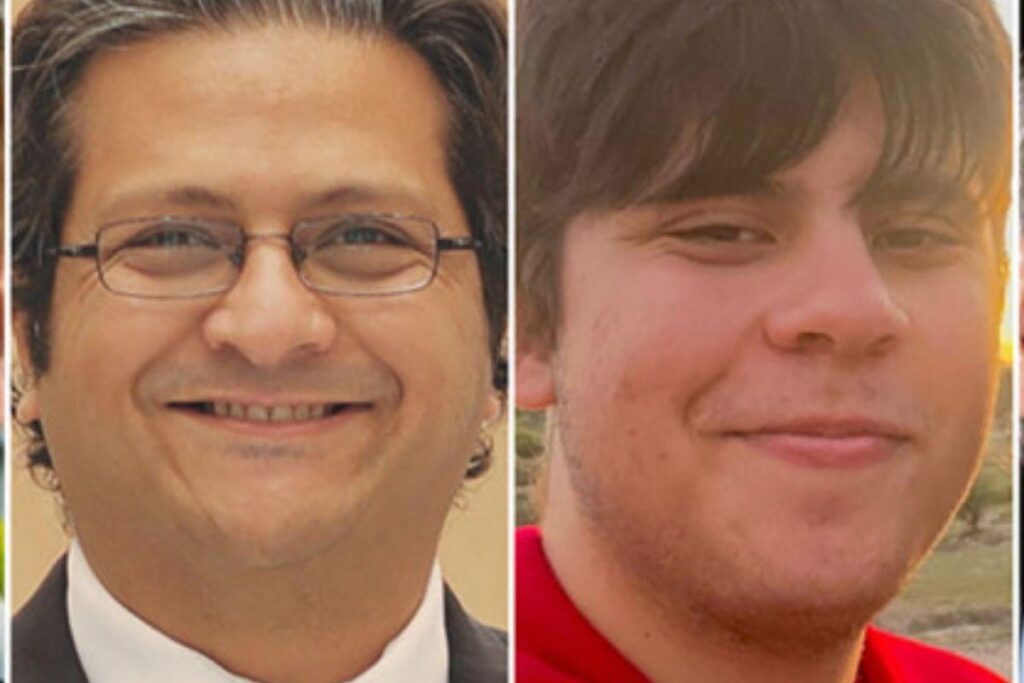 Shahzada Dawood estava com o filho no submarino