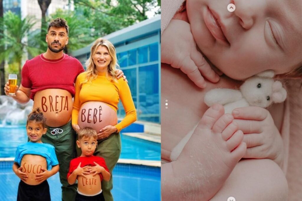 Julio Rocha mostrou o rosto da filha