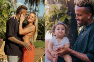 Karoline Lima e Éder Militão comemoram mesversário da filha juntos