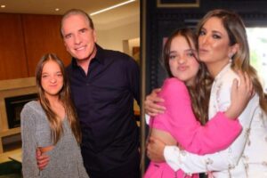 Ticiane e filha