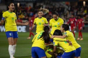 Tamires é a única mãe que foi para a Copa do Mundo Feminina de 2023