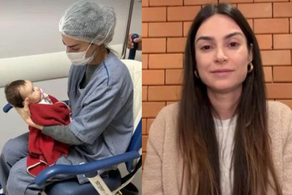 Thaila Ayala faz relato sobre cirurgia da filha