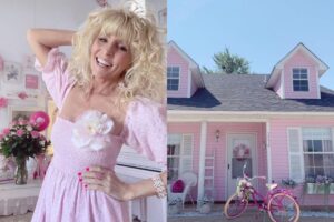 Avó fã de Barbie vive em casa rosa como a boneca e faz sucesso na web