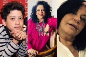 Gal Costa com o filho Gabriel