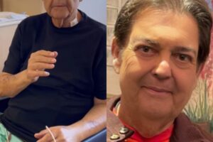 O apresentador apareceu pela primeira vez após receber o novo órgão