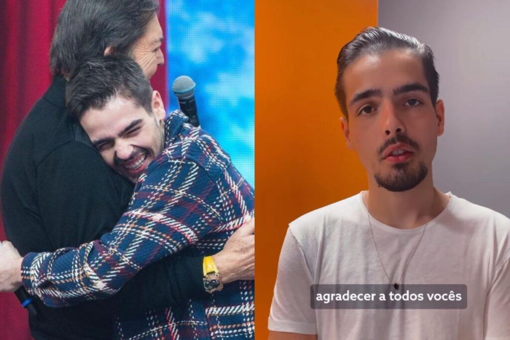 Filho de Faustão agradece mensagens de apoio ao apresentador e cita período complicado