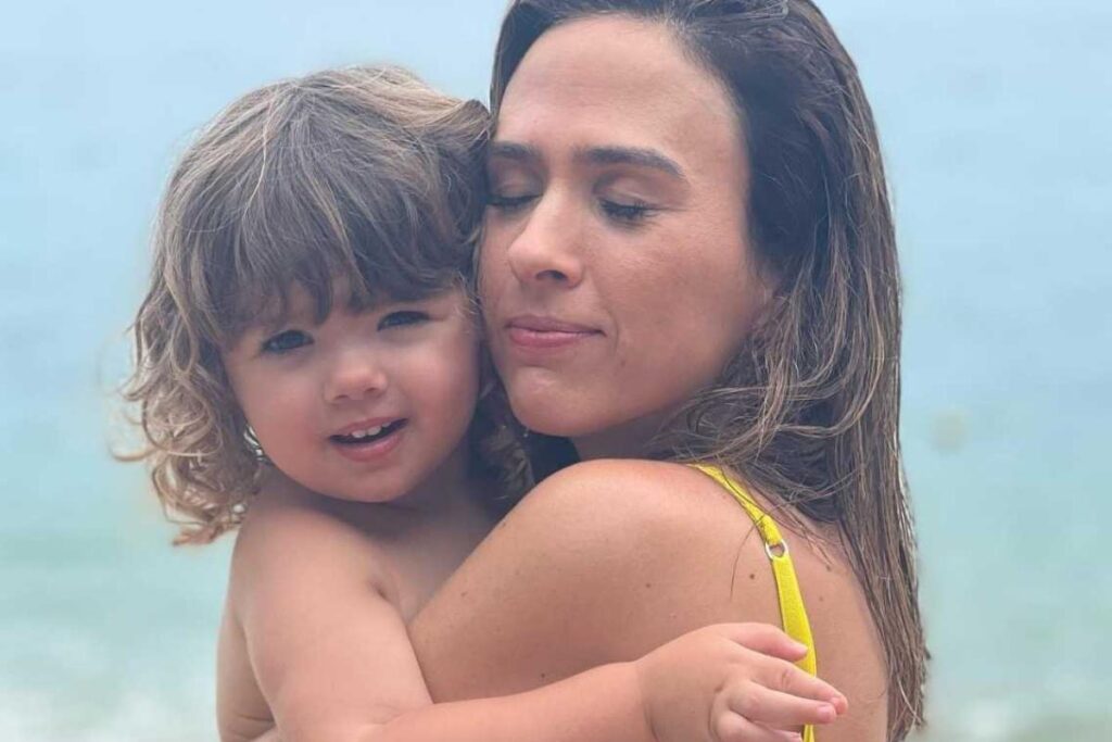 A comediante viajou com família e amigos para comemorar o aniversário de 40 anos dela