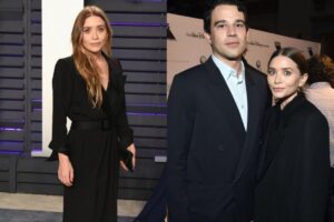 Uma das gêmeas Olsen, Ashley Olsen é mãe de um menino