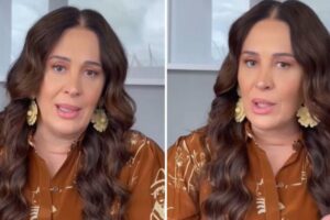Claudia Raia grava vídeo sobre a vida sexual pós parto