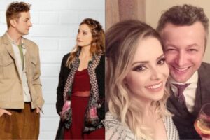 Lucas Lima e Bruna Guerin vivem um casal em Once, o musical no qual os dois são protagonistas