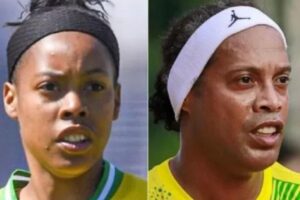 Internautas pedem teste de DNA para saber se Ronaldinho é pai de jogadora africana