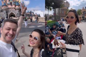 Theo, filho de Sandy e Lucas Lima, aparece em momentos raros no vídeo