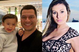 Leon é o filho mais novo da modelo e ela perdeu sua guarda por conta da bipolaridade