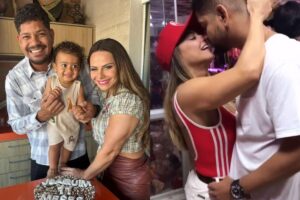 Viviane Araujo e Guilherme Militão são os pais de Joaquim