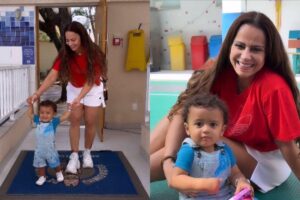Viviane compartilhou como está lidando com a nova rotina do bebê