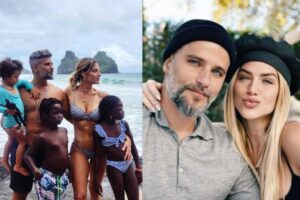 Giovanna Ewbank mostra viagem com três filhos