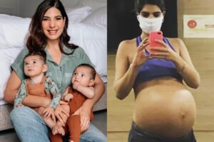 Andréia Sadi mostra a barriga com antes e depois impressionante do corpo 2 anos após gravidez de gêmeos