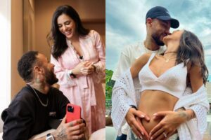 Após primeiras fotos da bebê serem divulgadas, usuários das redes sociais opinaram que Mavie é “a cara de Neymar”