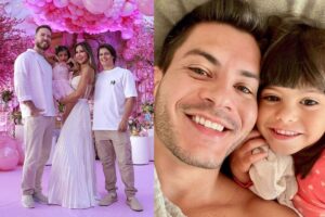 Maíra Cardi é criticada por ‘excluir’ Arthur Aguiar em festa de 5 anos de Sophia: “Que apelação”
