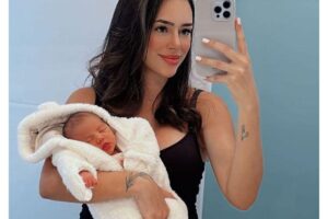 Mavie, filha de Neymar e Bruna Biancardi, nasceu no dia 6 de outubro