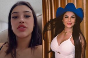 Bia Miranda criticou a mãe