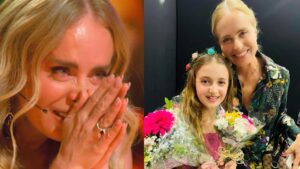 Angélica foi às lágrimas com a homenagem da filha
